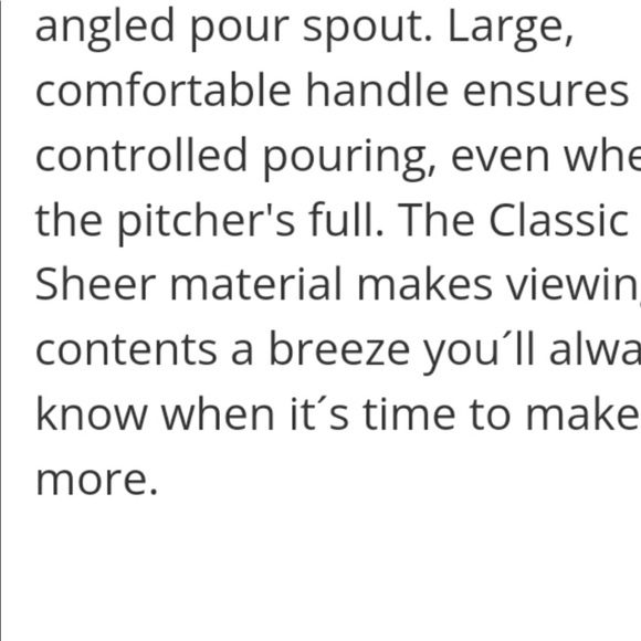 TUPPERWARE CLASSIC IMPRESSIONS PITCHER - Picture 4 of 4